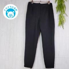 PLAST プラステ スリムフィットパンツ 黒 ジョガーパンツ ストレッチ