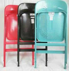 美品　廃盤品 IKEA イケア FRODE フローデ 折りたたみいす 4脚 希少】廃盤品 IKEA イケア FRODE フローデ 折りたたみ椅子 黒
