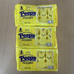 PEEPS ピープス ぬいぐるみ人形 3体セット うさぎ&ヒヨコ マ