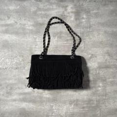 【00s_Archive】SuedeFringeHandBag ギャル平成Y2K