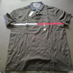 TOMMY HILFIGER ポロシャツ 黒 L 新品タグ付き