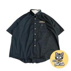 レッドキャップ 古着 半袖シャツ ワークシャツ 企業ロゴ 2XL