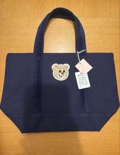 新品タグ付き】オールドテディ ワッペントートバッグ ライトブルー
