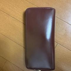 ダークブラウン レザー 長財布