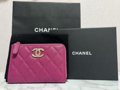 人気！可愛いピンク色のCHANEL シャネル カンボンライン 折り財布 お買い得セール中♡シャネル♡˙カンボンライン♡ピンクの財布
