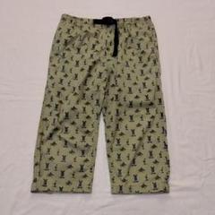 グラミチ✖ディズニー　コラボ　ドロップドハーフパンツ　ベージュ　カーキ色　M