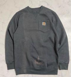 carharttカーハート スウェット クルーネック 灰色 M