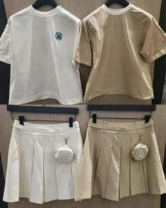 ジーフォア G/FORE ゴルフ レディースウェア Tシャツとスカートセット