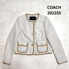 輝く高品質な キャンバス 2022SS COACH J ボニーバインディング ウィズ ジャケット・アウター