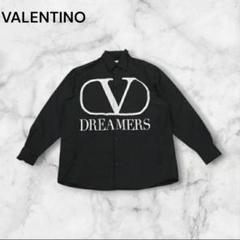 VALENTINO ヴァレンティノ シャツ ビッグロゴ ブラック 44