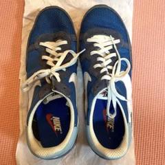 Nike 青 グレー スニーカー