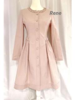 極美品！FOXEYカシミアミンク襟ショートコート Rene foxeyフォクシー