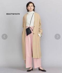 新品☆BEAUTY&YOUTH ベージュ ロングコート 2025年最新】BEAUTY&YOUTH UNITED ARROWS レディース ロング