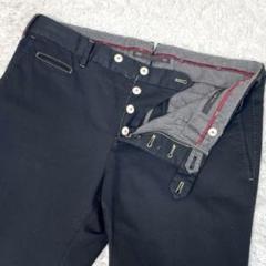 【美品✨50サイズ】ピーティゼロウーノ パンツ スラックス 高ストレッチ 黒