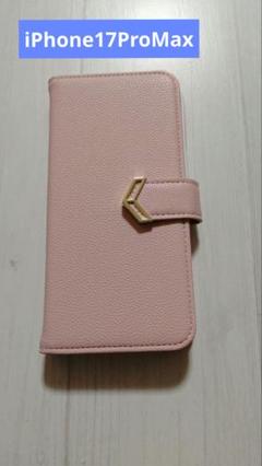 iPhone 14 ProMax ケース 手帳型　ピンク