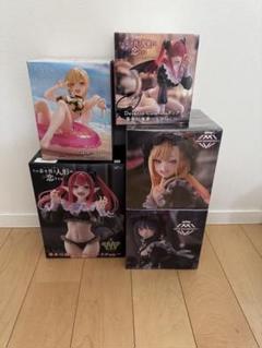 最新美少女プライズフィギュアまとめ売り5個セット着せ恋amp t most その着せ替え人形は恋をする AMP＋ 喜多川海夢 フィギュア