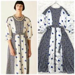 近年モデル✨美品 grace classハートモチーフロングワンピース　S