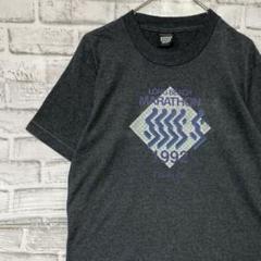 USA製90sヴィンテージTシャツ！シングルステッチ　グレー半袖古着　M725
