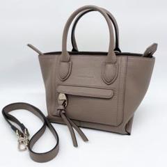 【未使用品】ロンシャン 2way ハンドバッグ MAILBOX S ベージュ