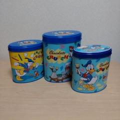 【希少】ディズニー チョコレートクランチ 3缶セット　ドナルド
