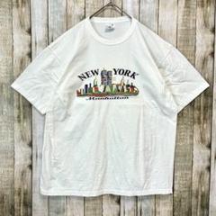 H8 ニューヨーク マンハッタン スーベニアTシャツ USA製 アメカジ 3L