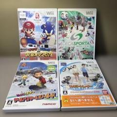 Wiiソフトまとめ売り　4本セット　マリオ&ソニック　デカスポルタ　ファミリー