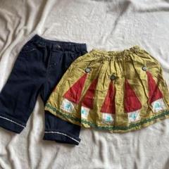 2点まとめ売り　女の子120 パンツスカート　ikka petit jam