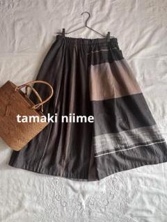 ＊極美品＊タマキニイメ　ワイドパンツ　short pocket tamaki niime (タマキ ニイメ) wide pants (ワイドパンツ