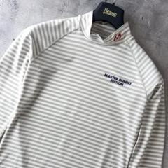 パーリーゲイツ マスターバニー 長袖 モックネック シャツ メンズ 4 (M)