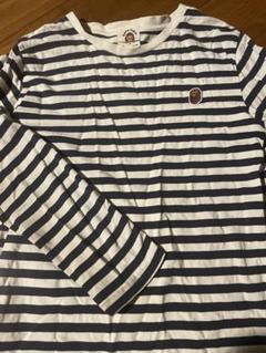 BAPE KIDS ボーダー柄長袖カットソー