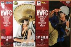【2体セット】BWFC ルフィ・悟空 フィギュア 和風 番傘