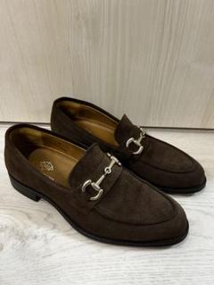 BEAMS HEART ビットローファー 25.5㎝　スウェード　茶