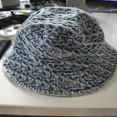 シュプリーム　デニム　バケットハット　M/L Supreme シュプリーム デニム バケットハット ブラック