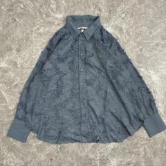 【H&M】エイチアンドエム（XL）カジュアルシャツ＊総柄＊薄手