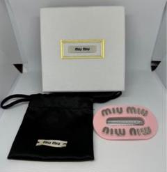 MIUMIU ミュウミュウ　ヘアピン　高島屋購入　確実正規品 MIUMIU ミュウミュウ ヘアピン 高島屋購入 確実正規品 - メルカリ
