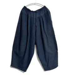 Khadi and Co カディアンドコー インディゴ 藍染 パンツ サルエル Khadi and Co カディアンドコー インディゴ 藍染 パンツ サルエル