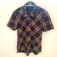 Burberryバーバリー半袖ノバチェックシャツブラウスレディースL BURBERRY - M BURBERRY LONDON バーバリー ノバチェックの半袖
