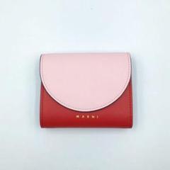 マルニ MARNI ピンク レッド ミニ財布 財布 折り財布 コインケース