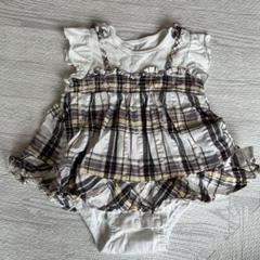 ブランシェス　branshes 女の子　80 ロンパース　ワンピース　半袖