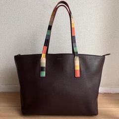 ✨️美品✨️ PaulSmith ポールスミ トートバッグ 肩掛け ブラウン レザー