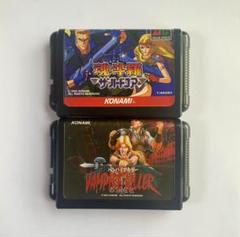 MDメガドライブ 魂斗羅ザ・ハードコア バンパイアキラー 2本セット まとめ売り