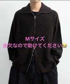 SINSS（シンス）の「Loose silhouette zip knit / ルーズ