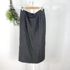 T01022 エトワールセレクト　スカート　タイト　L ゆったり　グレー　セール
