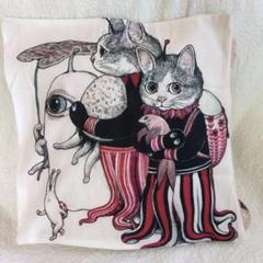 ヒグチユウコ 韓国　秘密の森 特別展 クッションカバー　ボーちゃん ヒグチユウコ 韓国 秘密の森 特別展 クッションカバー ボー