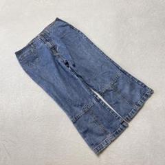 GAP キッズ デニムパンツ フレア ヴィンテージ 12 インディゴブルー 綿