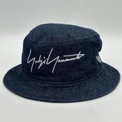 美品!!ヨウジヤマモト　ニューエラ　コラボ　デニム　濃紺　バケットハット　M-L 中古・古着通販】New Era (ニューエラ) YOHJI YAMAMOTO (ヨウジ