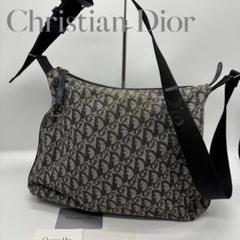 Christian Dior ディオール ショルダーバッグ トロッター ネイビー