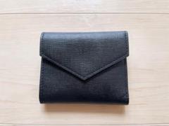 財布　3つ折り財布　ウォレット　ミニ財布　ブラック　三つ折財布　黒　3つ折財布