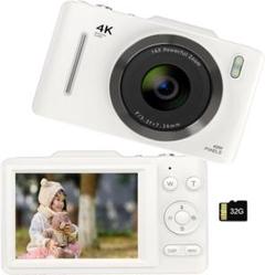 デジタルカメラ デジカメ 4K動画撮影 6400万画素 コンパクト 16倍ズーム