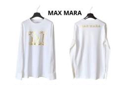 ◆美品◆MAX MARA◆長袖カットソー◆ロゴプリント◆国内正規品